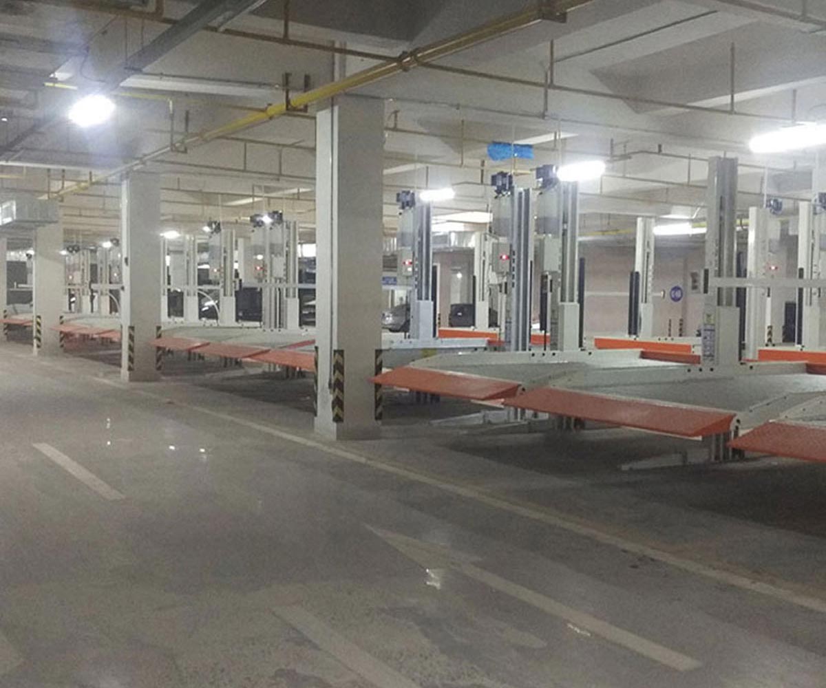 肅南二層簡易升降類立體停車場維保