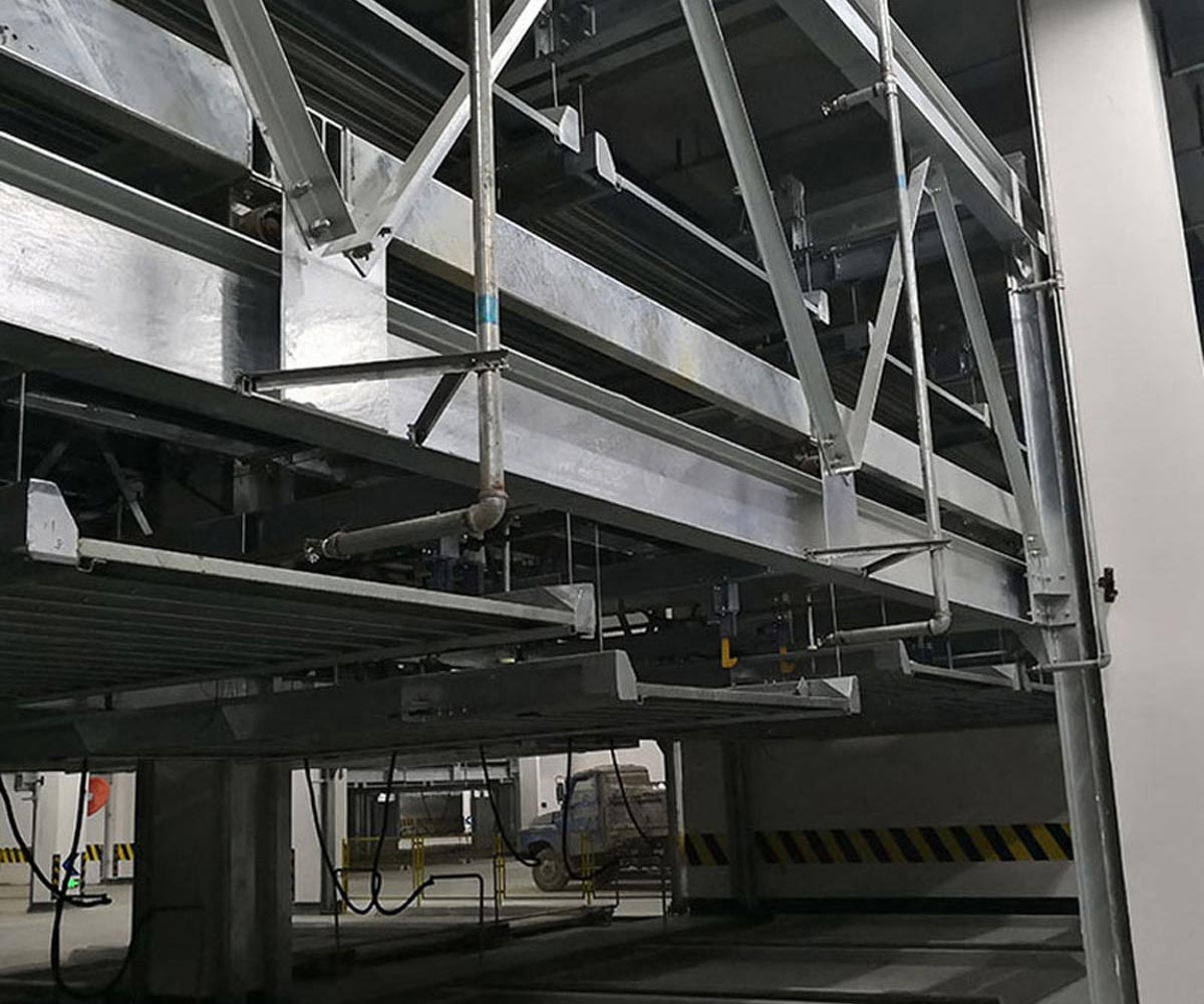 渭源兩層升降式機械式立體車庫安裝