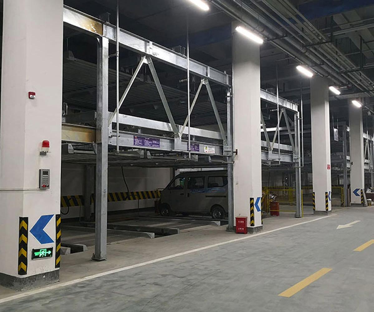 臨潭4柱立體車庫(kù)停車設(shè)備安裝