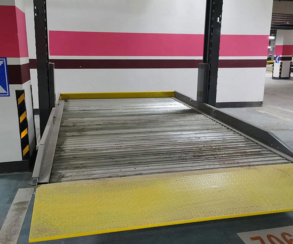 肅南雙層升降橫移停車庫回收