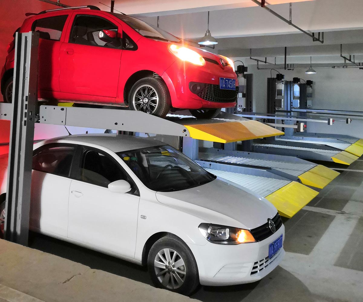 正寧兩柱式停車設備