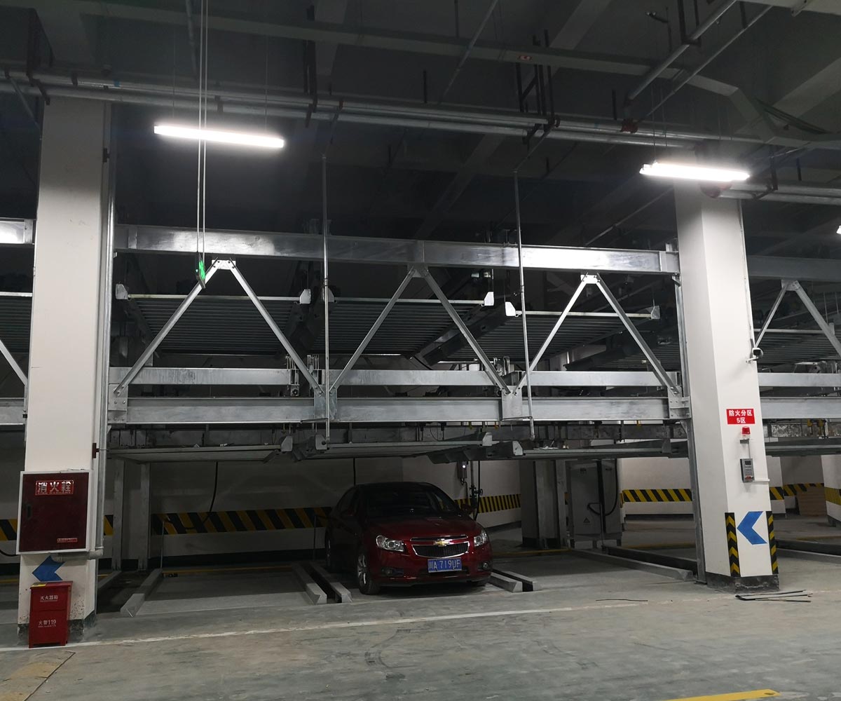 肅南梳齒交換升降橫移智能停車設備
