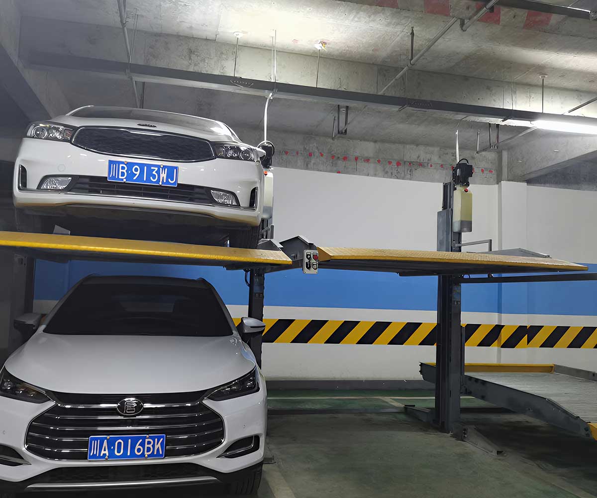 肅南PSH機械式立體車庫的車位尺寸與車道寬度解析